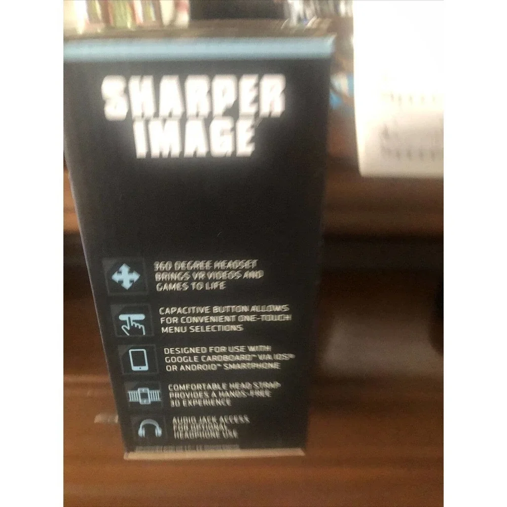 Smartphone 360 Degree Virtual Reality Headset Sharper Image NEW